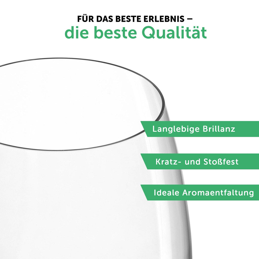 Leonardo Weinglas mit UV-Druck "Wein ist einfach für Dich da"