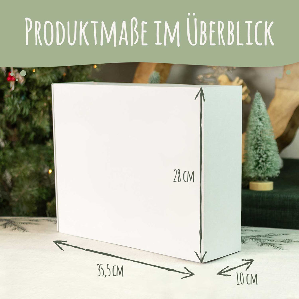 Personalisierte DIY Geschenkbox Fotomotiv Kreis mit Foto & Namen