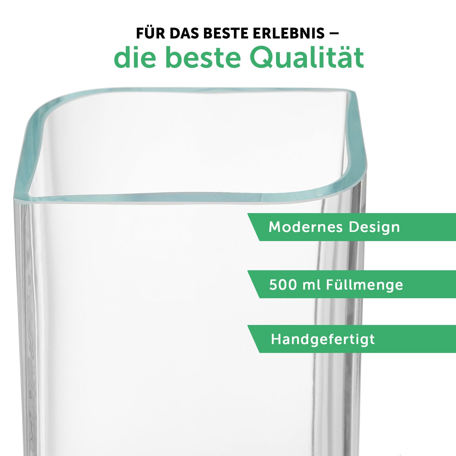 Blumenvase mit Gravur - Herzlichen Glückwunsch - Personalisiert mit Namen und Jahreszahl