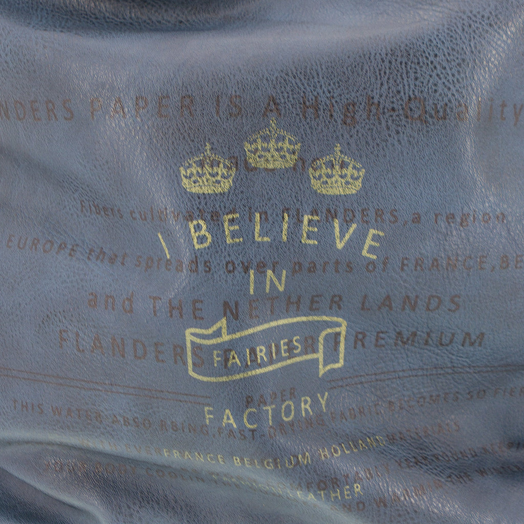 Vintage Tasche mit 3 Kronen Blau