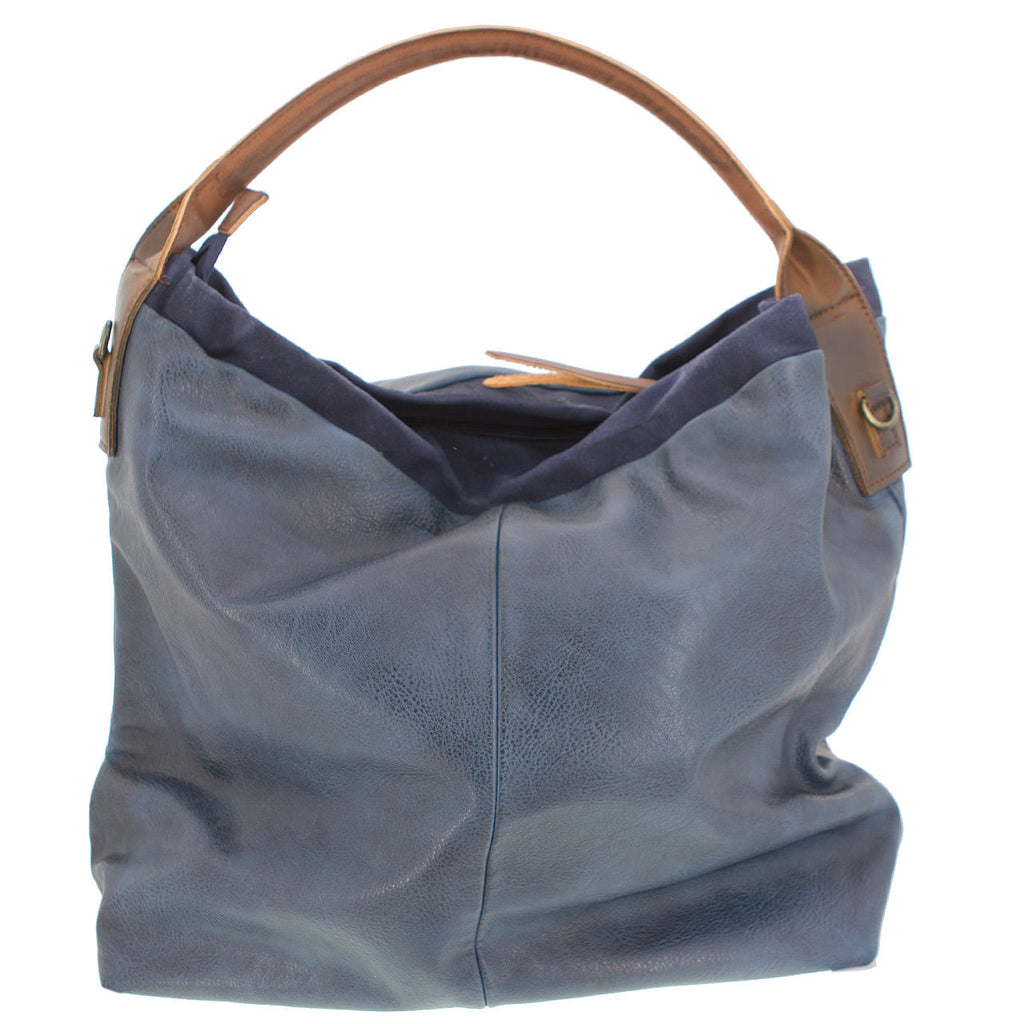 Vintage Tasche mit 3 Kronen Blau