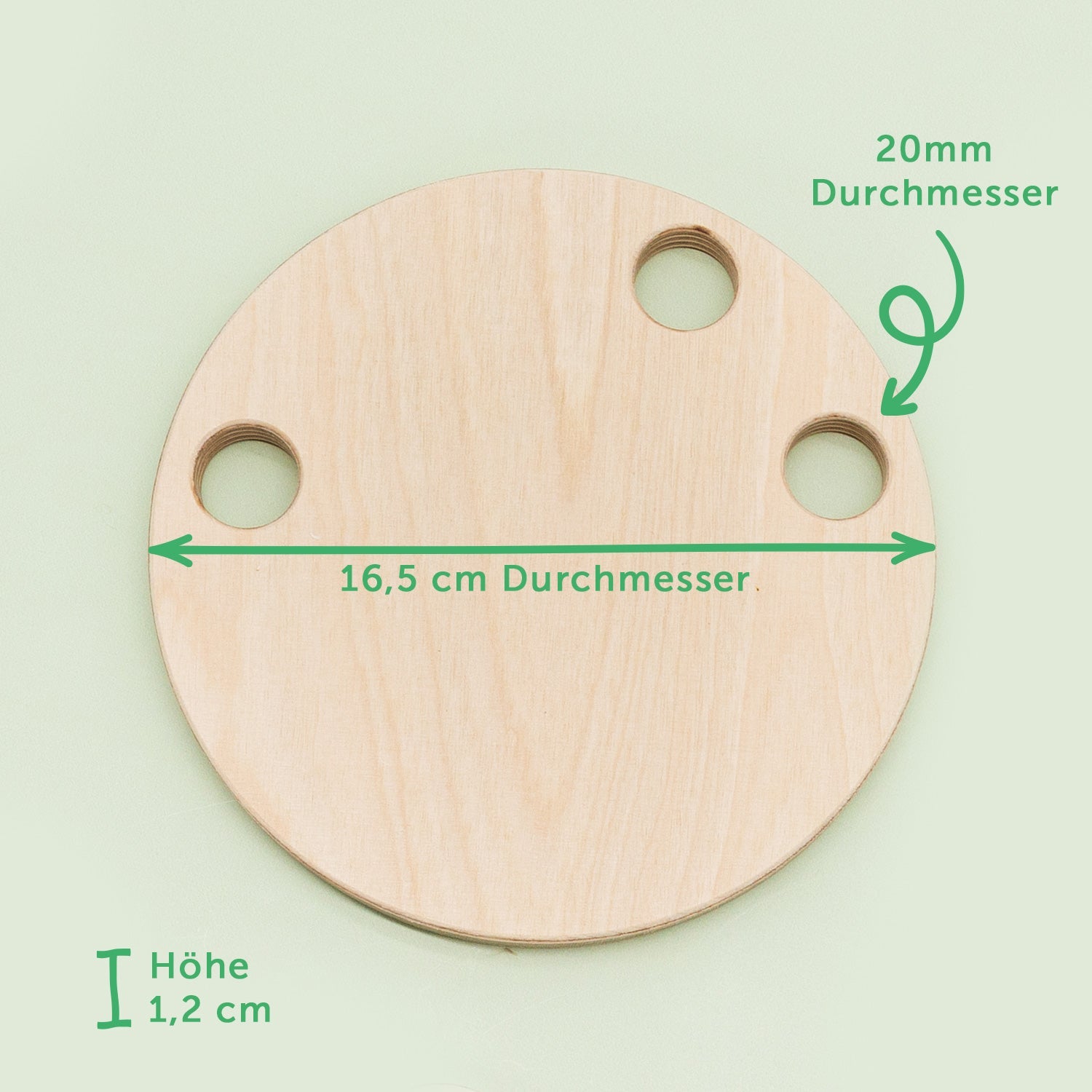 Bedruckter Geburtstagsteller für Kinder - Blumenkranz