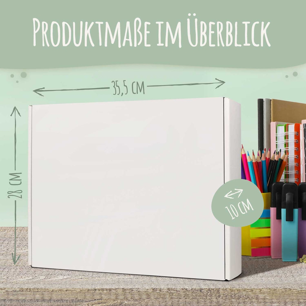 Personalisierte Geschenkbox - Schulranzen - Einschulung