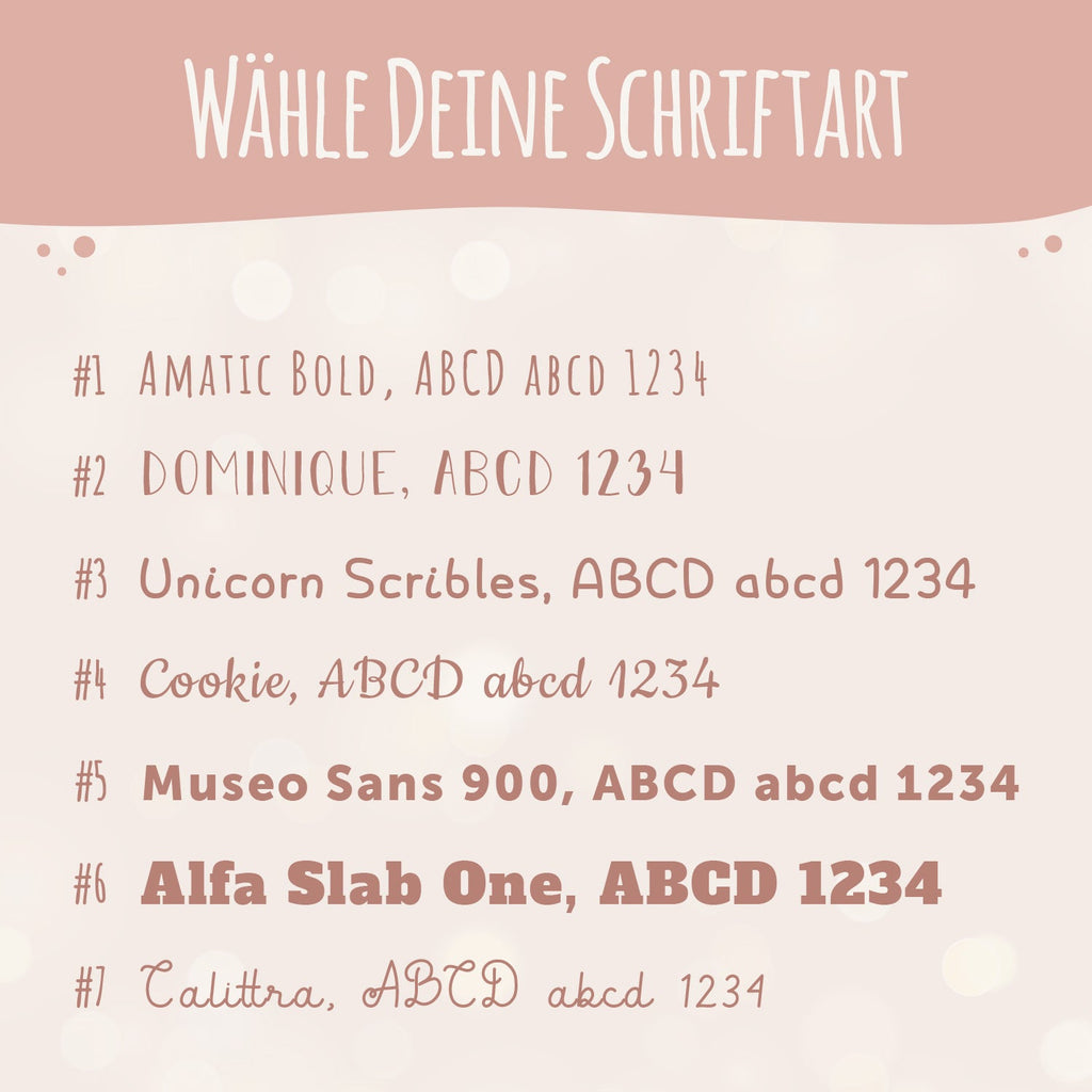 Stapelturm aus Holz (rund) von Jollein - personalisiert mit Name
