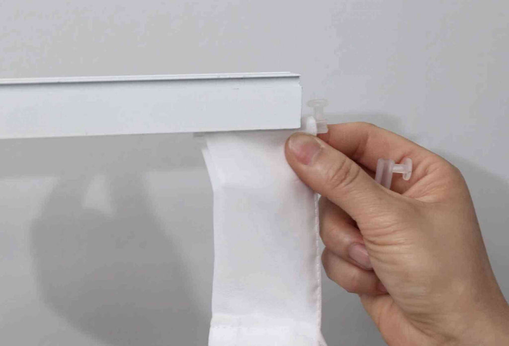 Schlaufengleiter 50 mm zum Dekorieren von Schlaufenschals an einer Gardinenstange oder Gardinenschiene 1010N
