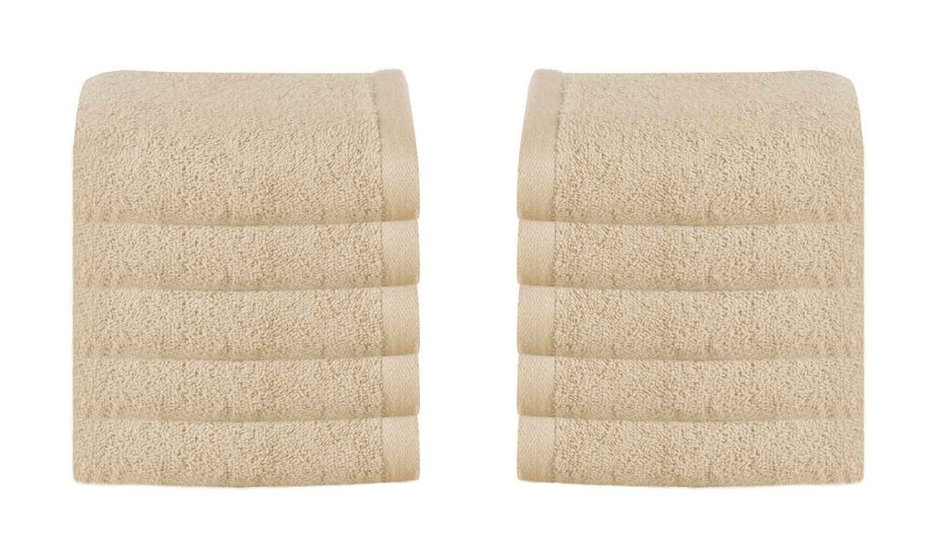 10er Set Gästetücher Frottee Premium Qualität »Montreal« 500 g/m² 100% Bio Baumwolle Kuschelig Made in Green 2020101-10
