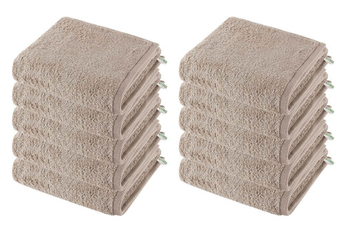 10er Set Handtücher Premium Qualität »Montreal« 500 g/m² 100% Bio Baumwolle Made in Green 2020102-10