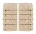 10er Set Waschhandschuhe Frottee Premium Qualität »Montreal« 500 g/m² 100% Bio Baumwolle Kuschelig Made in Green 2020100-10