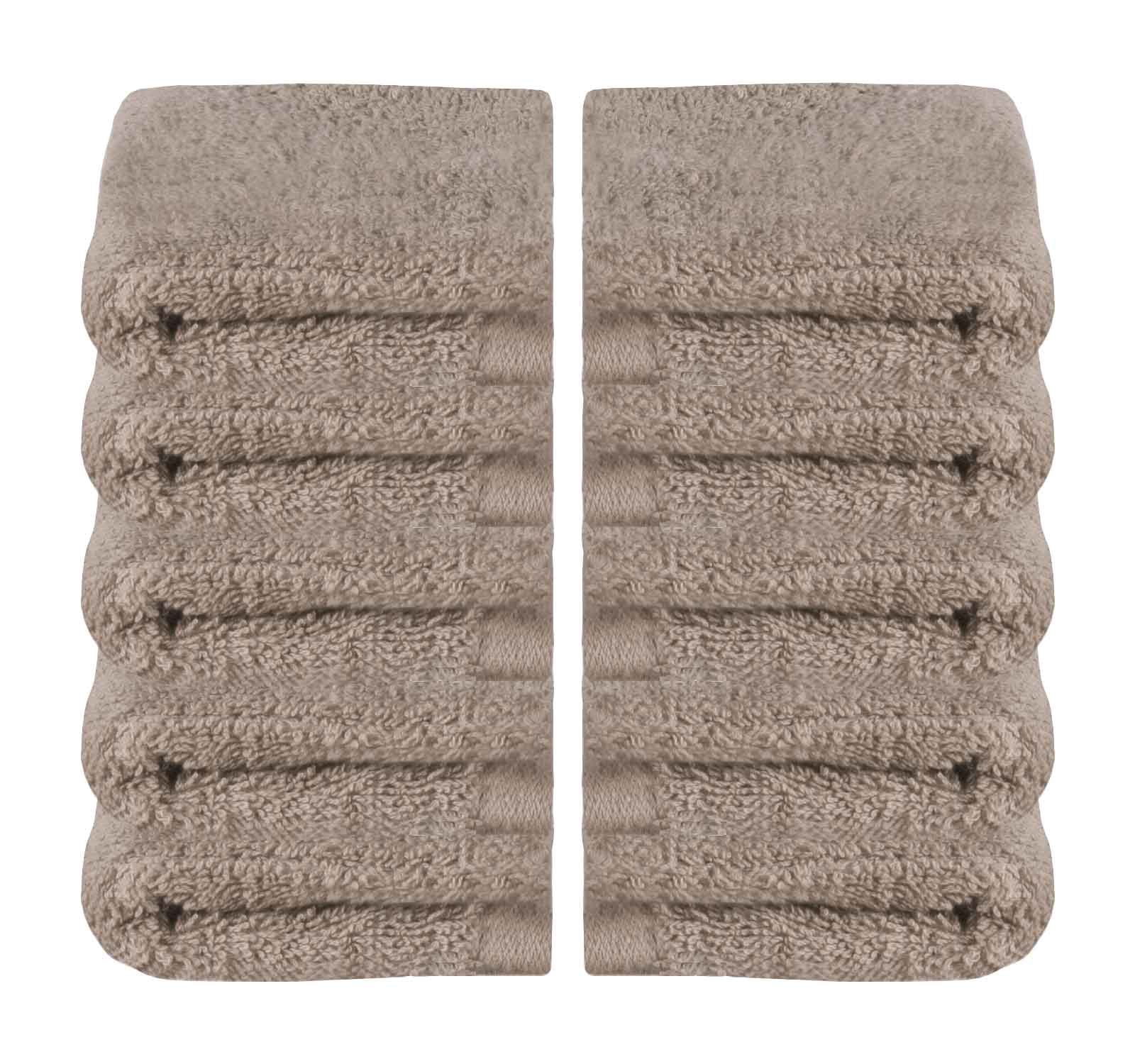 10er Set Waschhandschuhe Frottee Premium Qualität »Montreal« 500 g/m² 100% Bio Baumwolle Kuschelig Made in Green 2020100-10
