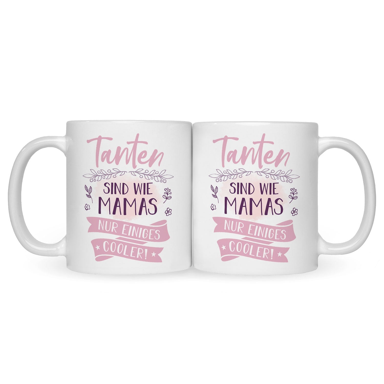 Bedruckte Tasse mit Spruch Tanten sind wie Mamas