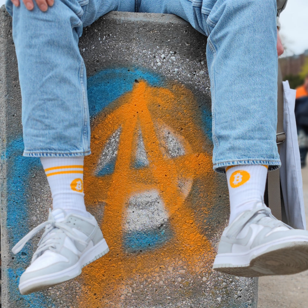 Bitcoin Socken - made in Portugal