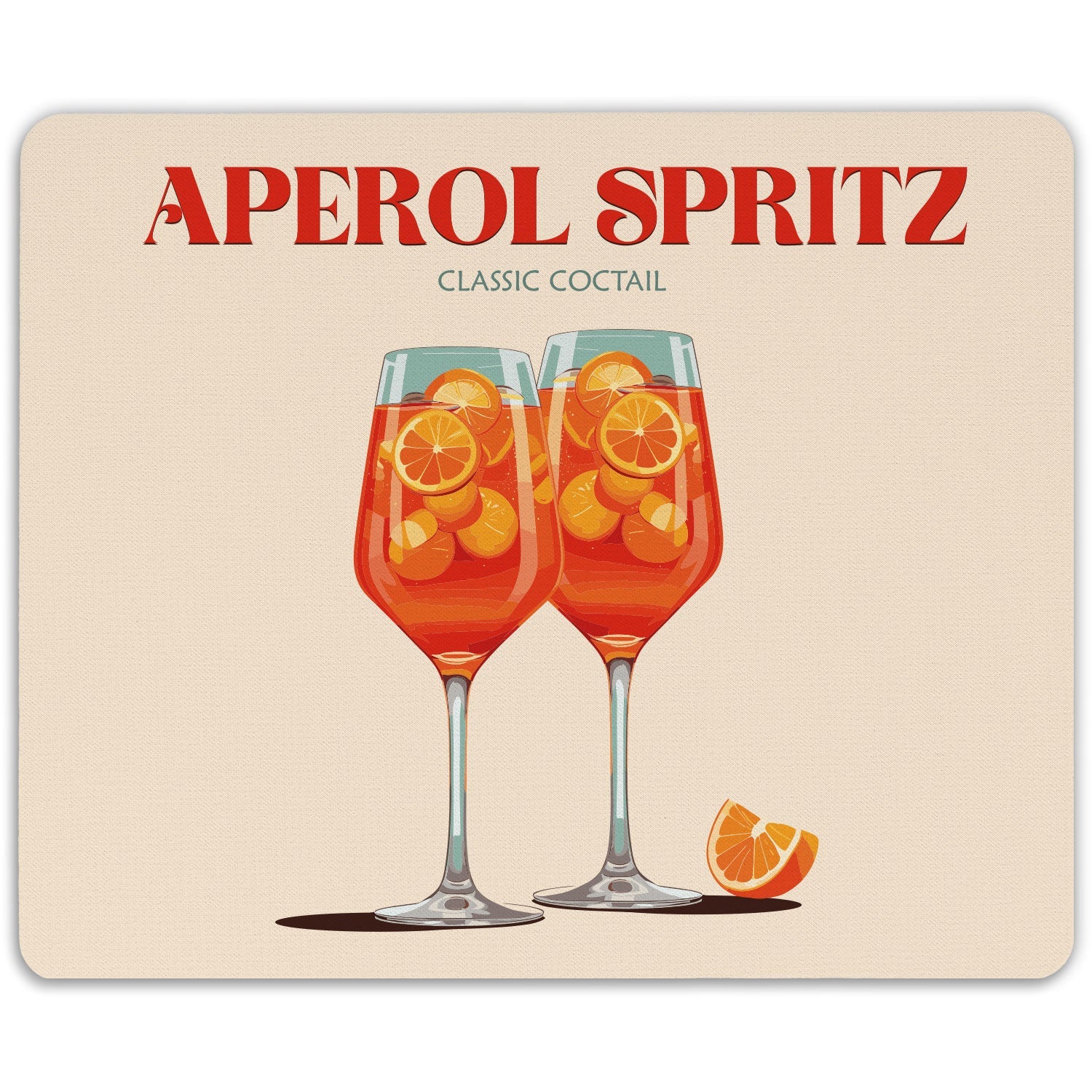 Bedrucktes Mousepad - Aperol Spritz
