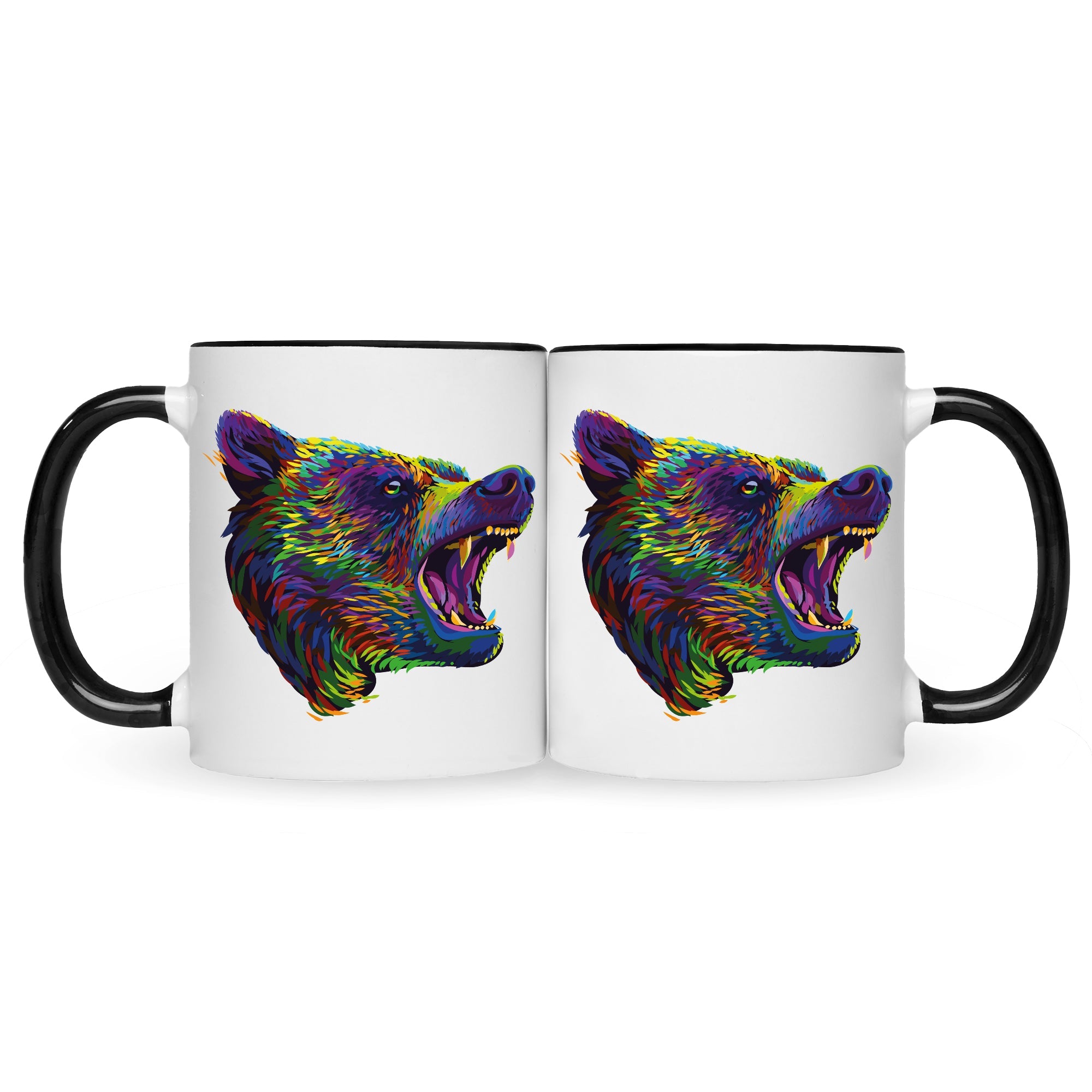 Bedruckte Tasse Bunter Bär