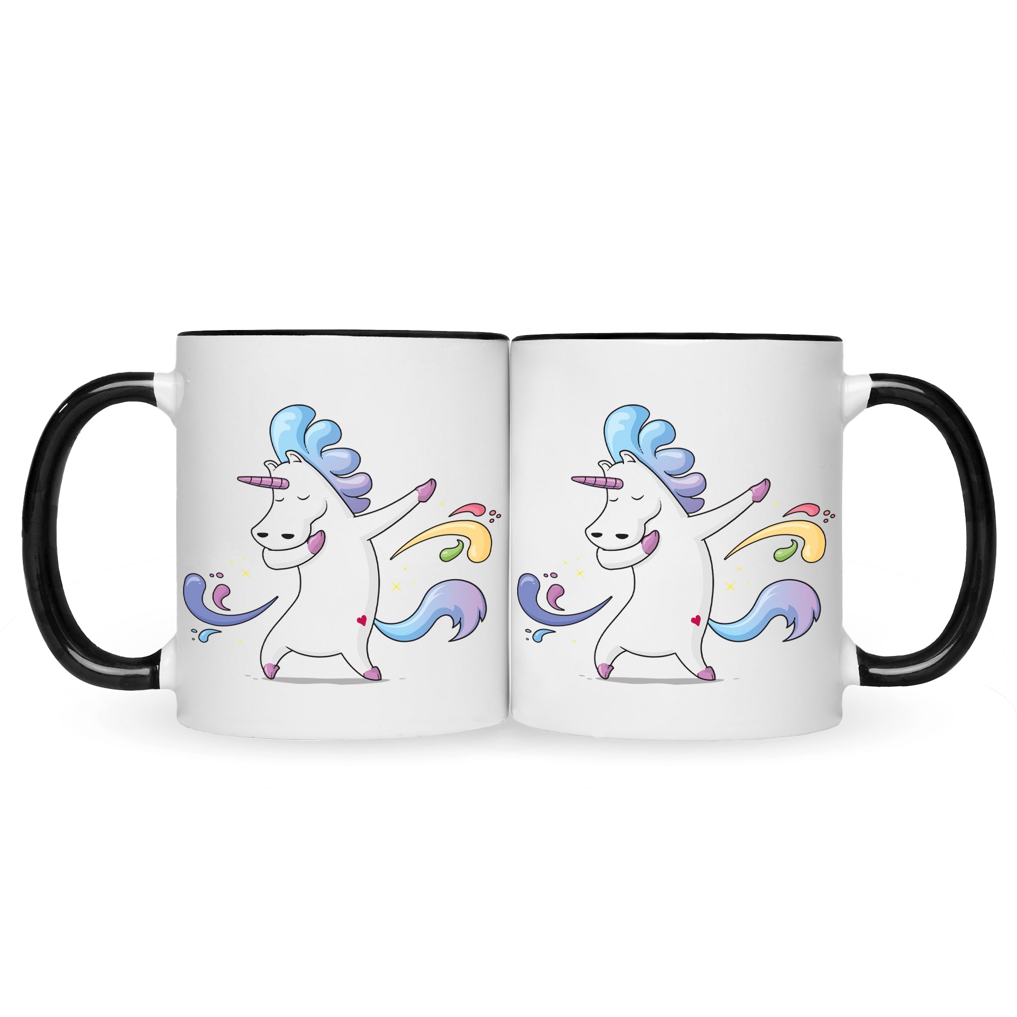 Bedruckte Tasse mit Motiv Einhorn