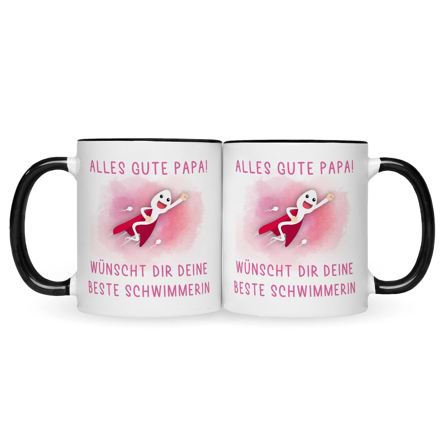 Bedruckte Tasse mit Spruch Bester Schwimmer