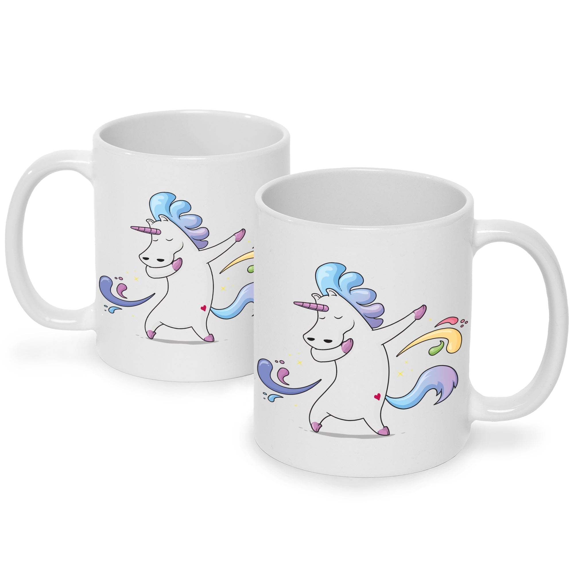 Bedruckte Tasse mit Motiv Einhorn