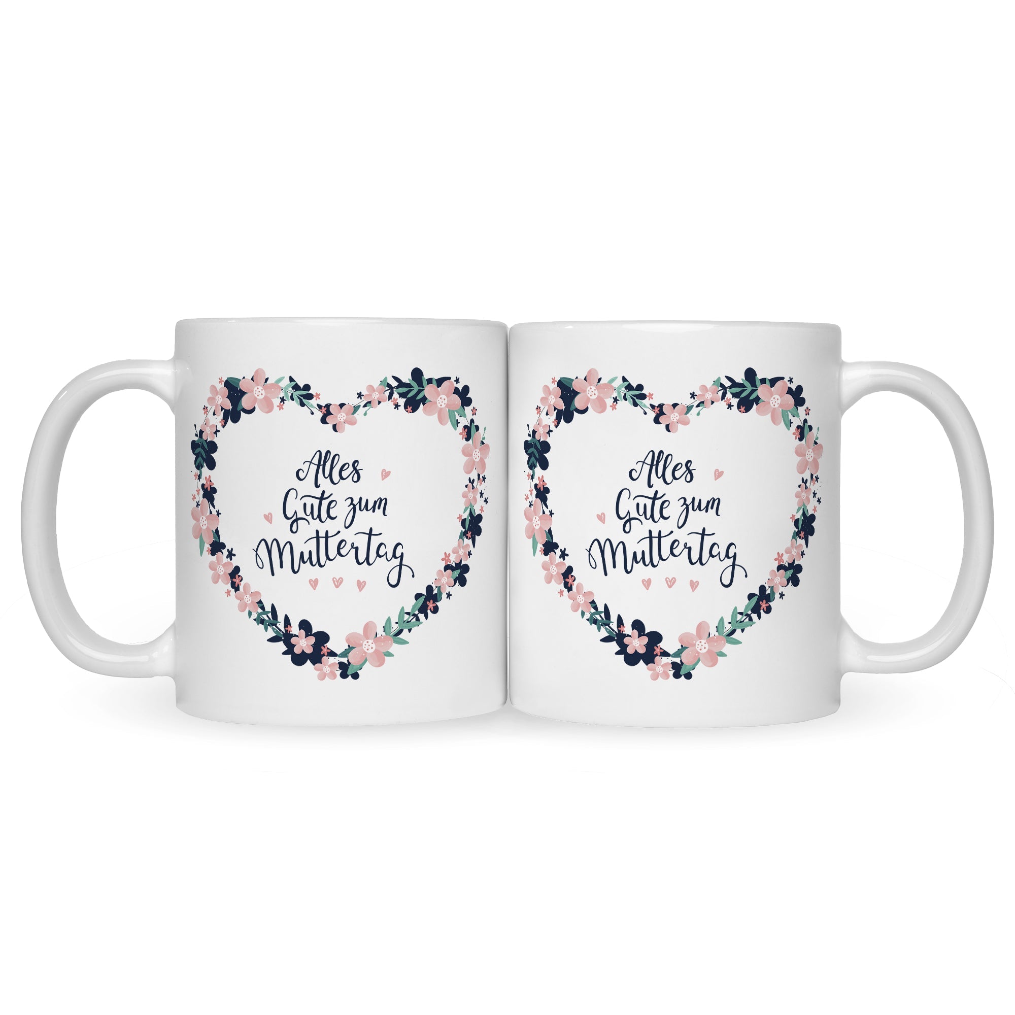 Bedruckte Tasse mit Spruch Alles gute zum Muttertag