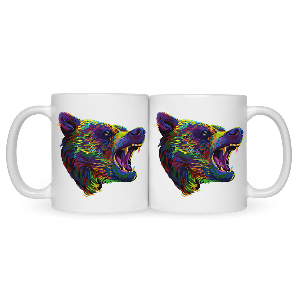 Bedruckte Tasse Bunter Bär