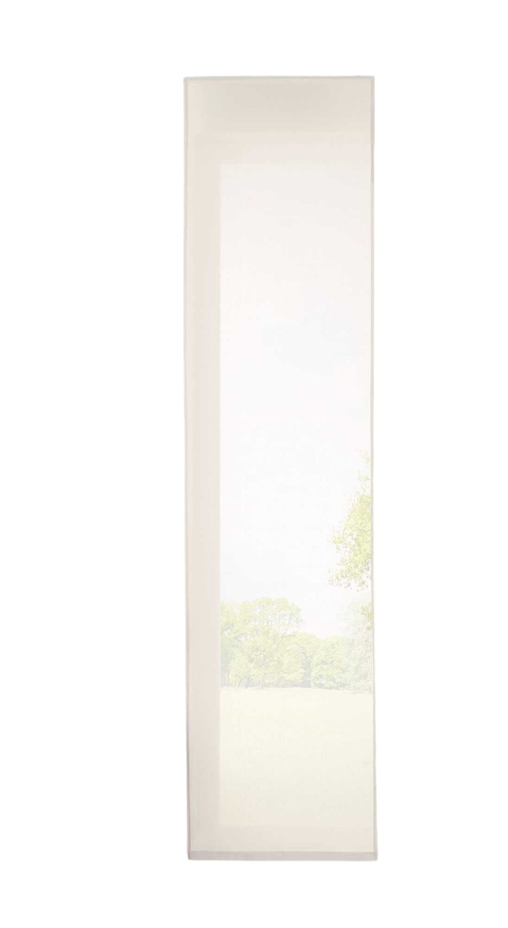 Schiebegardine »Nizza« Baumwoll-Voile Halbvoile Transparent Flächenvorhang mit Paneelwagen und Beschwerungsstange 2019032