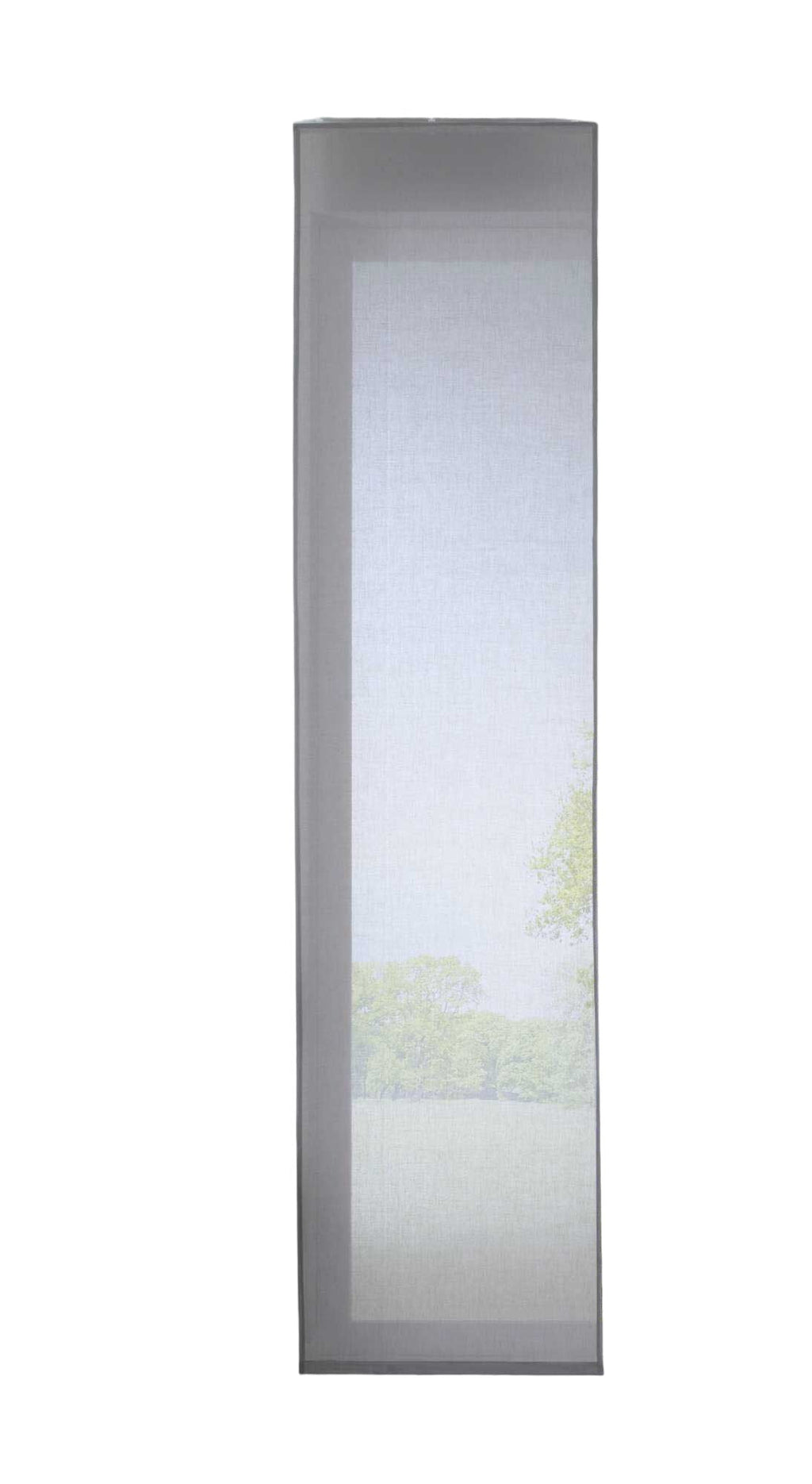 Schiebegardine »Nizza« Baumwoll-Voile Halbvoile Transparent Flächenvorhang mit Paneelwagen und Beschwerungsstange 2019032