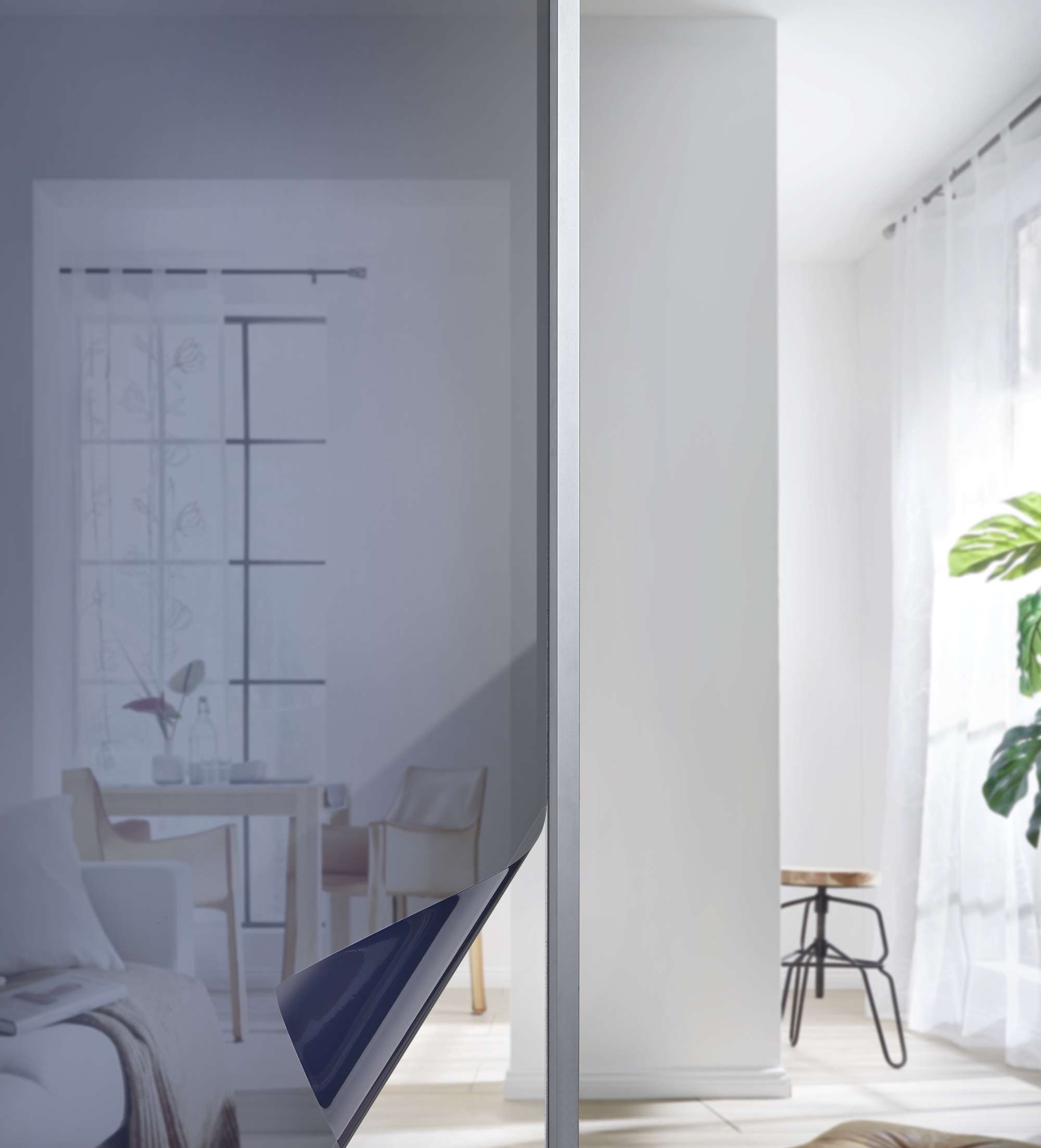 Fensterfolie selbsthaftend Sichtschutzfolie Anti-UV statische Haftung Folie selbstklebend 201916000