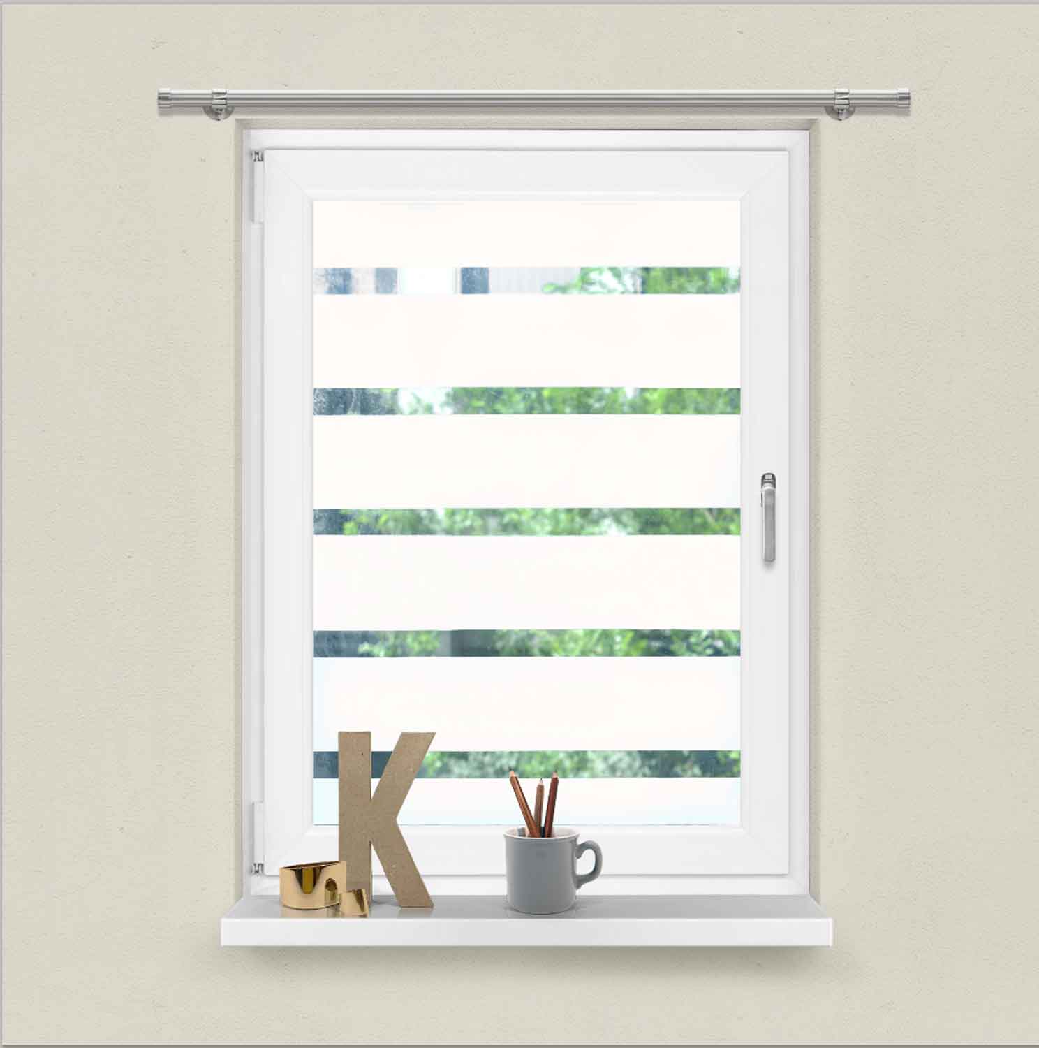 Fensterfolie selbsthaftend Sichtschutzfolie Anti-UV statische Haftung Folie selbstklebend 201916000
