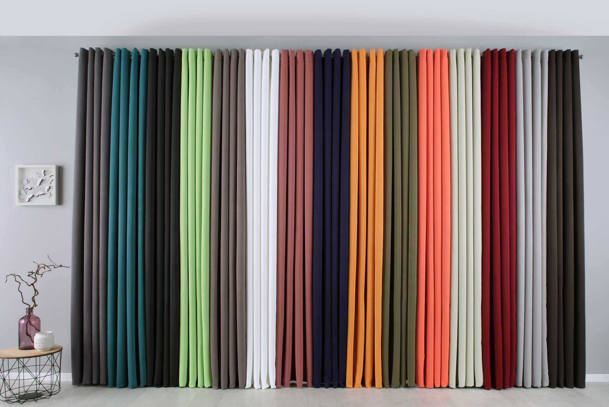 Vorhänge Blickdicht »NewYork« 2er-Pack Thermo-Gardinen Verdunkelungsvorhang Blackout Ösen schalldämmend UV-Schutz Raffhalter 201920600-2