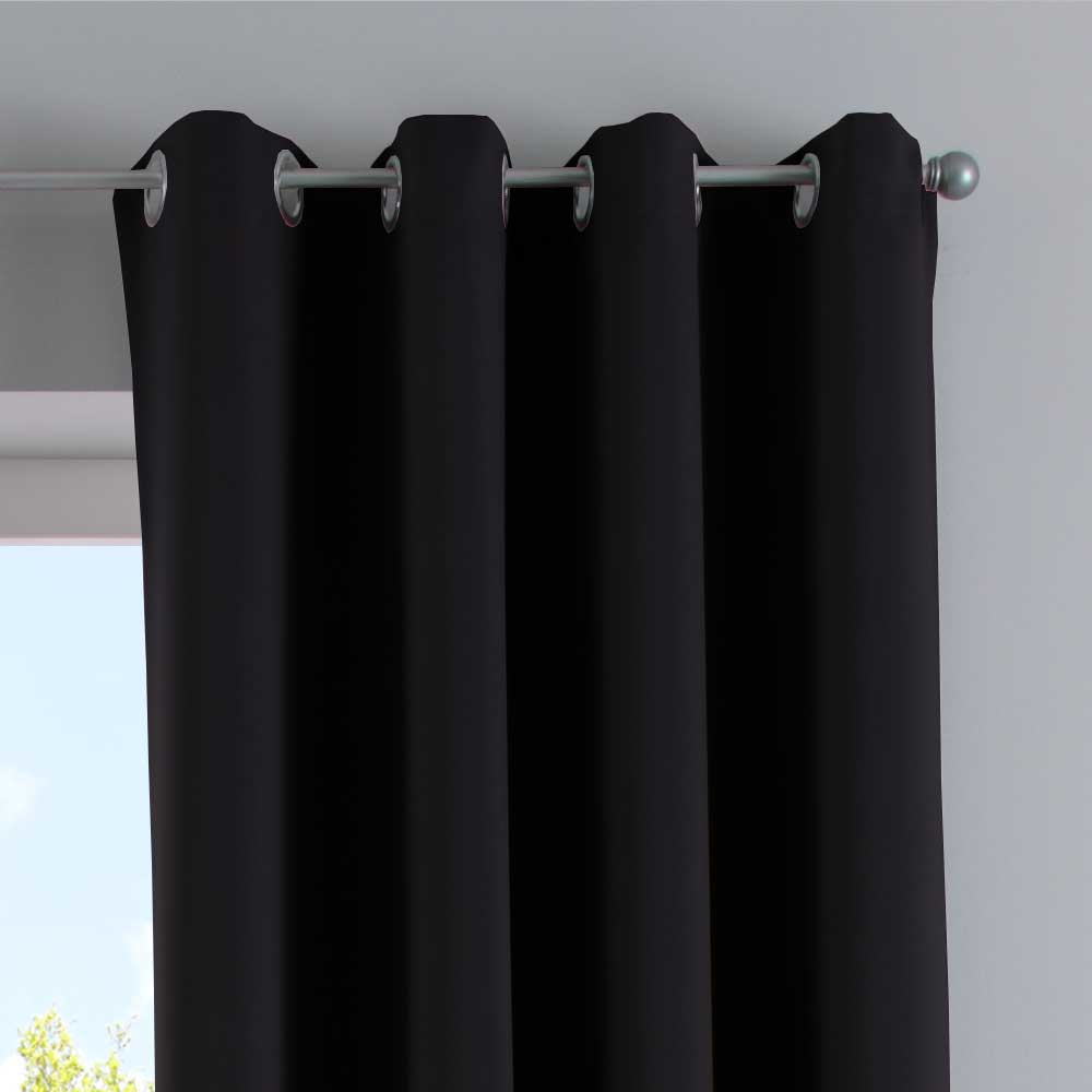 Vorhänge Blickdicht »NewYork« 2er-Pack Thermo-Gardinen Verdunkelungsvorhang Blackout Ösen schalldämmend UV-Schutz Raffhalter 201920600-2