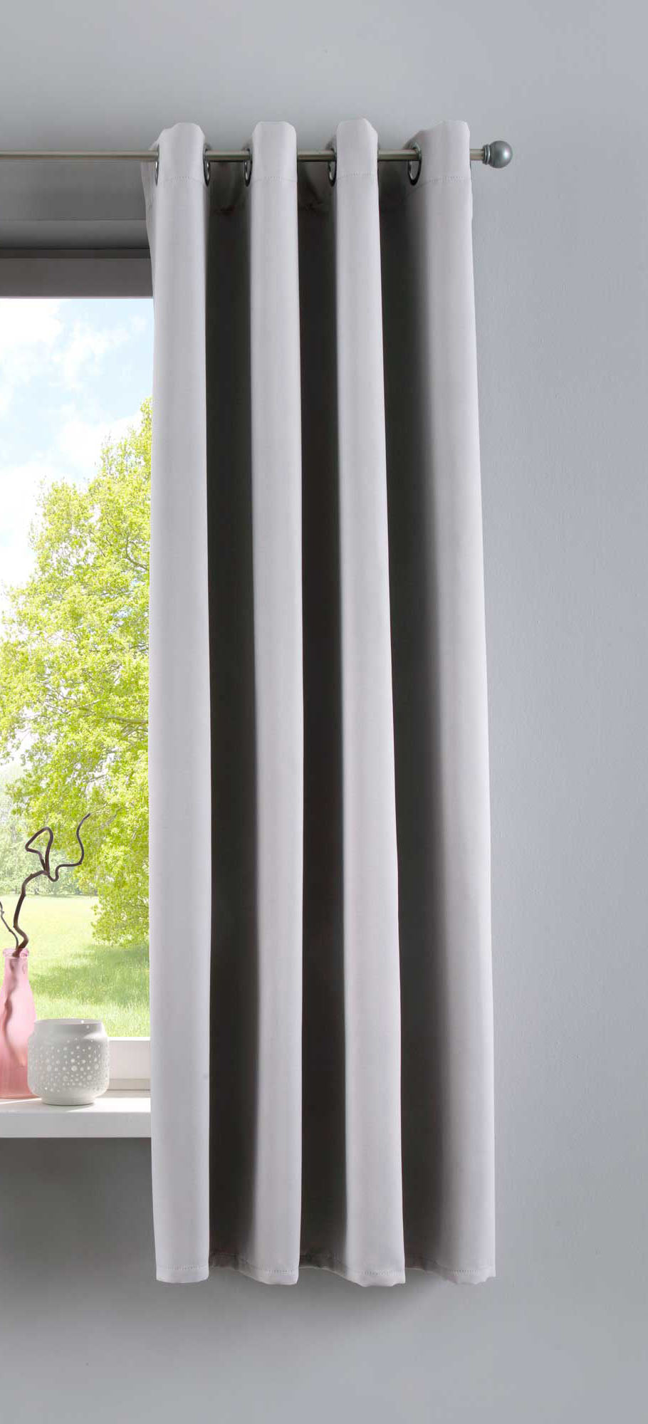 Vorhang Blickdicht »NewYork« 1er-Pack Thermo-Gardine Verdunkelungsvorhang Blackout Ösen schalldämmend UV-Schutz Raffhalter 201920600