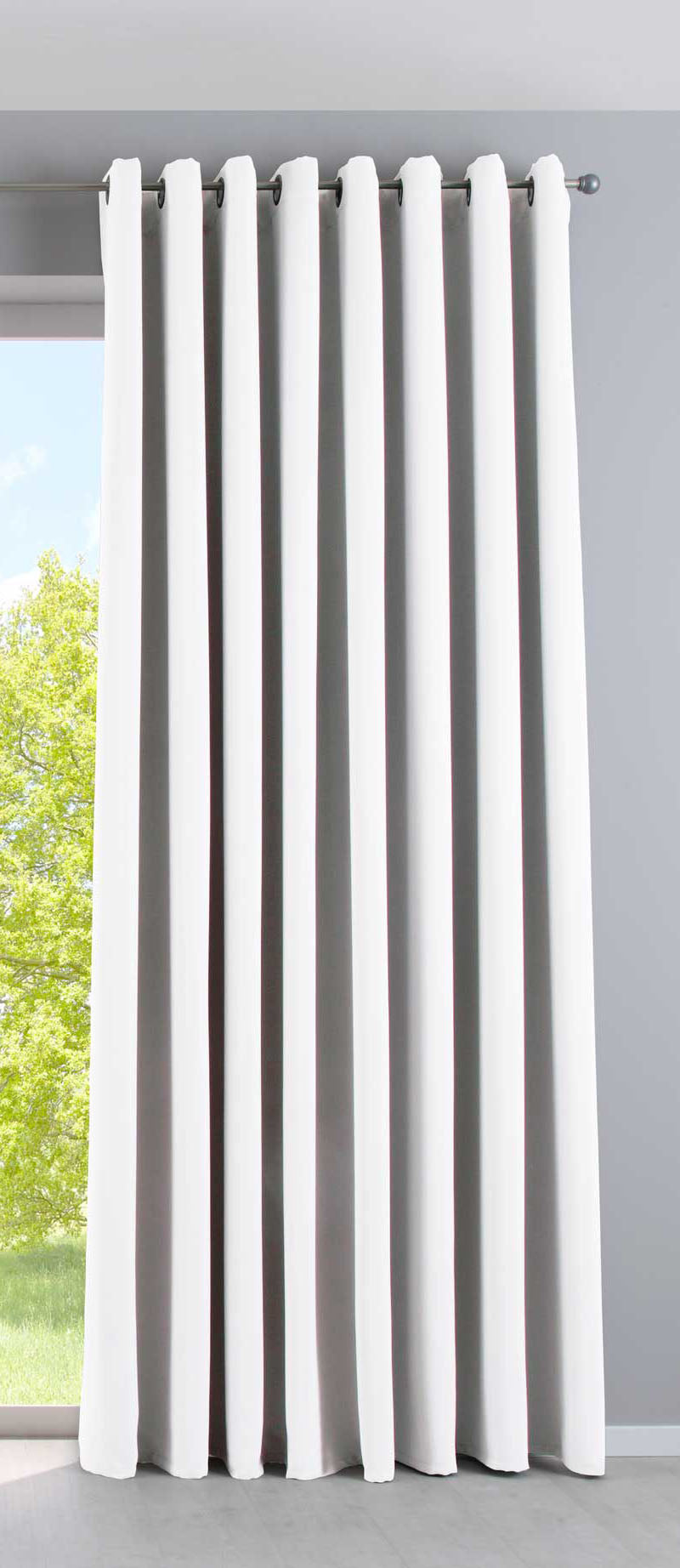 Vorhang Blickdicht »NewYork« 1er-Pack Thermo-Gardine Verdunkelungsvorhang Blackout Ösen schalldämmend UV-Schutz Raffhalter 201920600