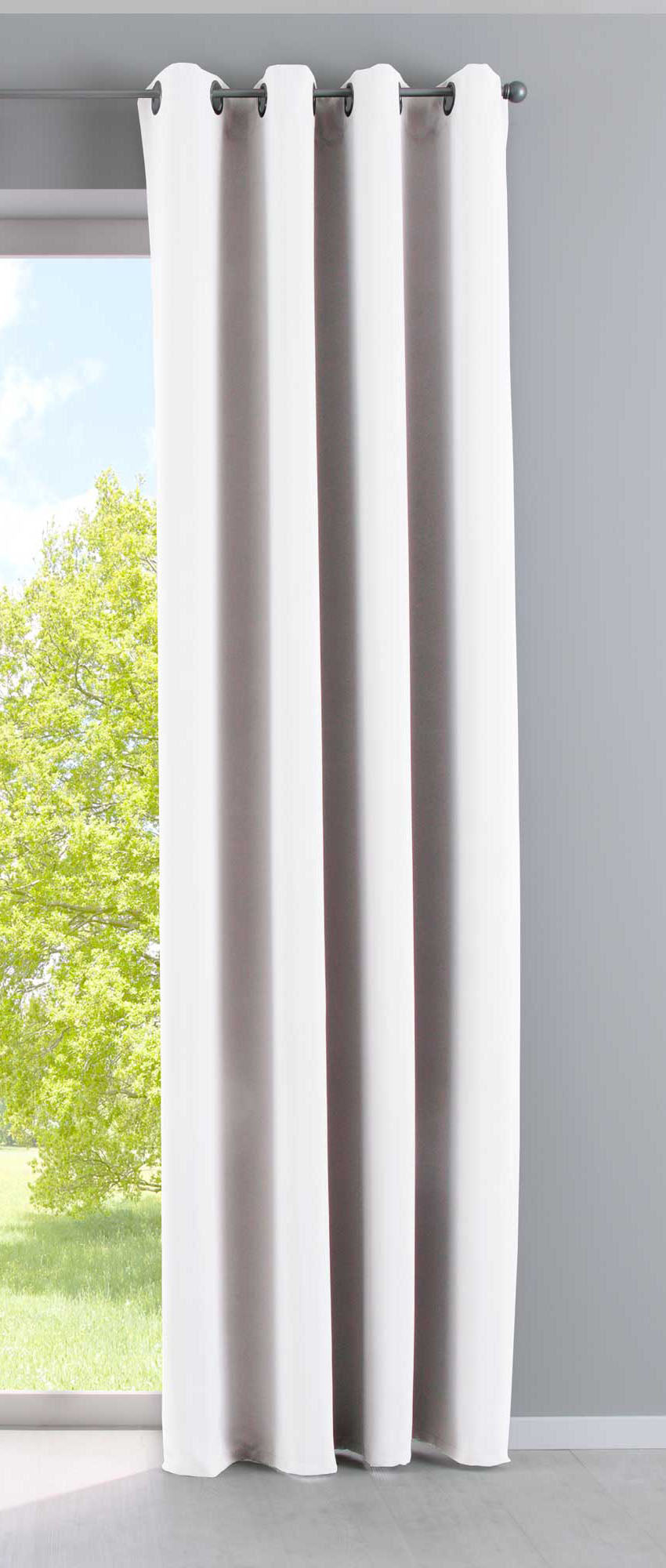 Vorhang Blickdicht »NewYork« 1er-Pack Thermo-Gardine Verdunkelungsvorhang Blackout Ösen schalldämmend UV-Schutz Raffhalter 201920600