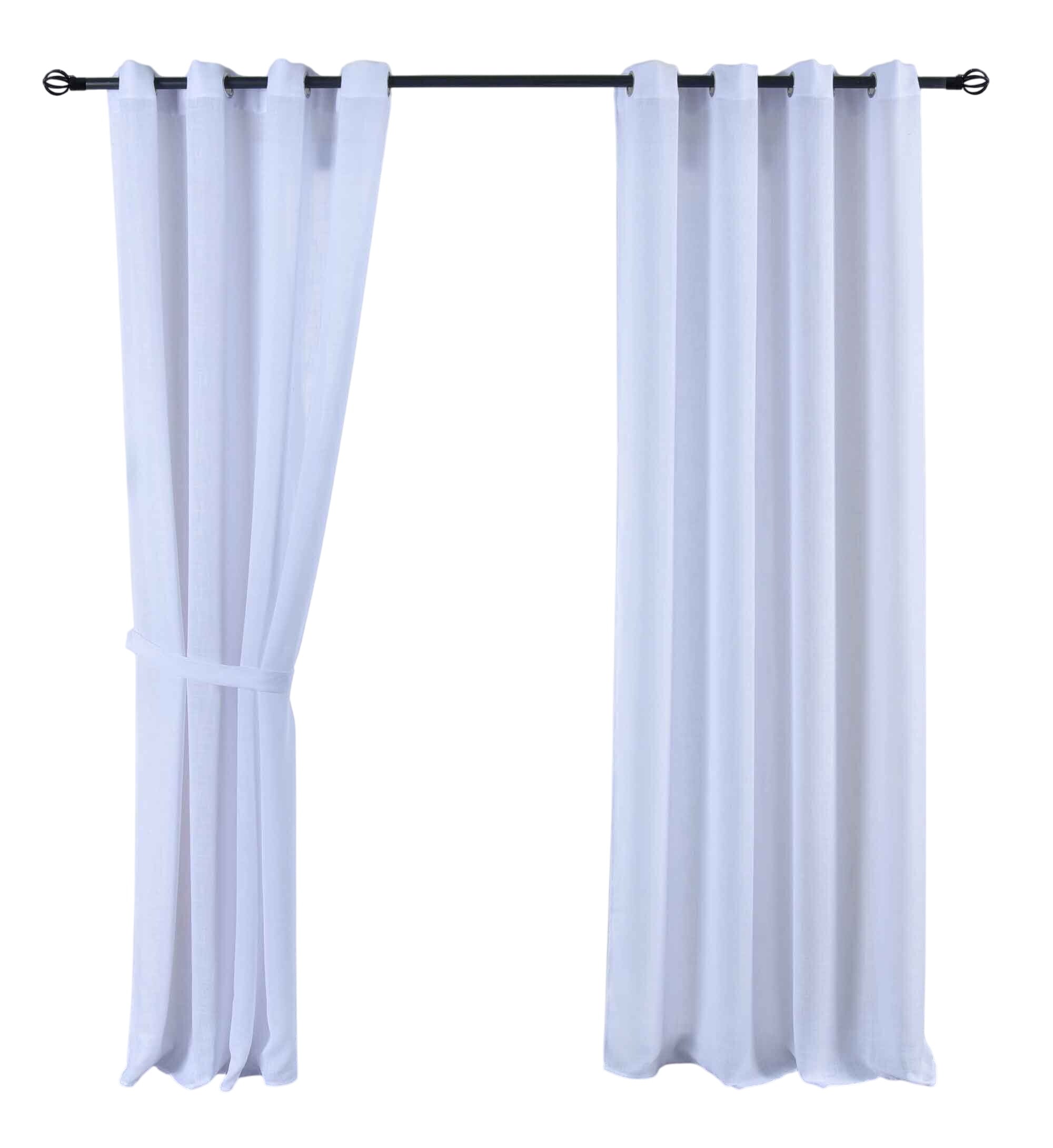 2er Set Vorhang Ösen »Essen« Cationic Raffhalter Leinenstruktur blickdicht lichtdurchlässig 210 g/m² 202430-2