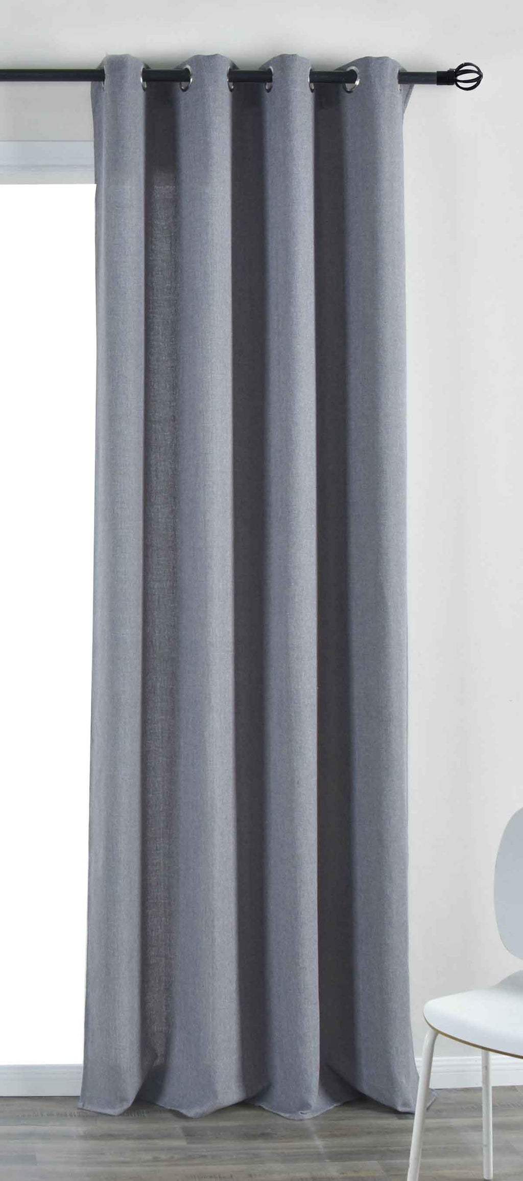 Vorhang Ösen »Essen« Cationic Raffhalter Leinenstruktur blickdicht lichtdurchlässig 210 g/m² 202430
