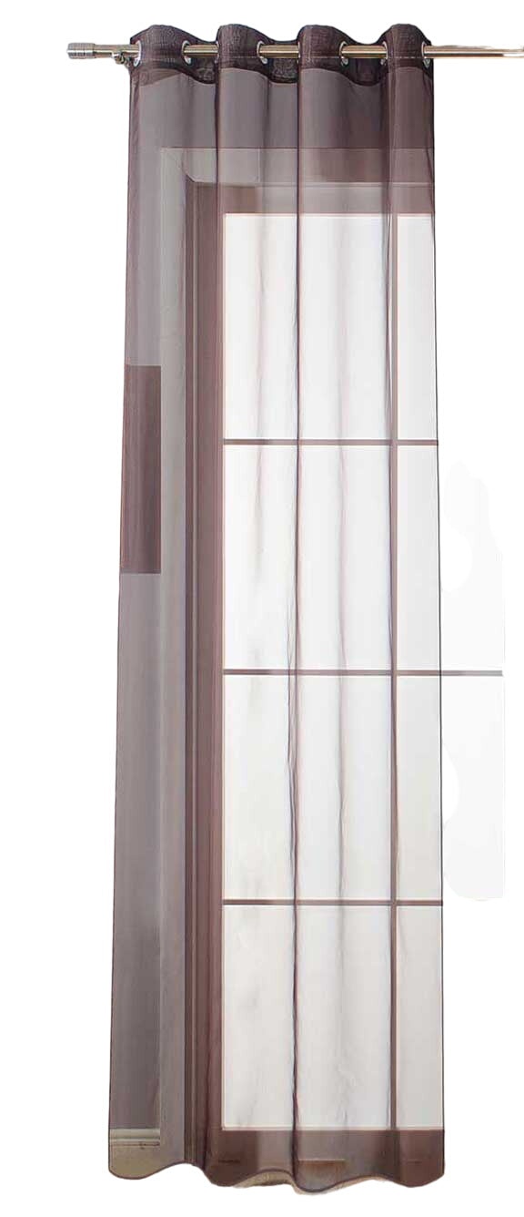 Ösenvorhang Transparent »Uni« Gardine Stores Vorhang Ösen Bleibandabschluß Wohnzimmer 20332-cn