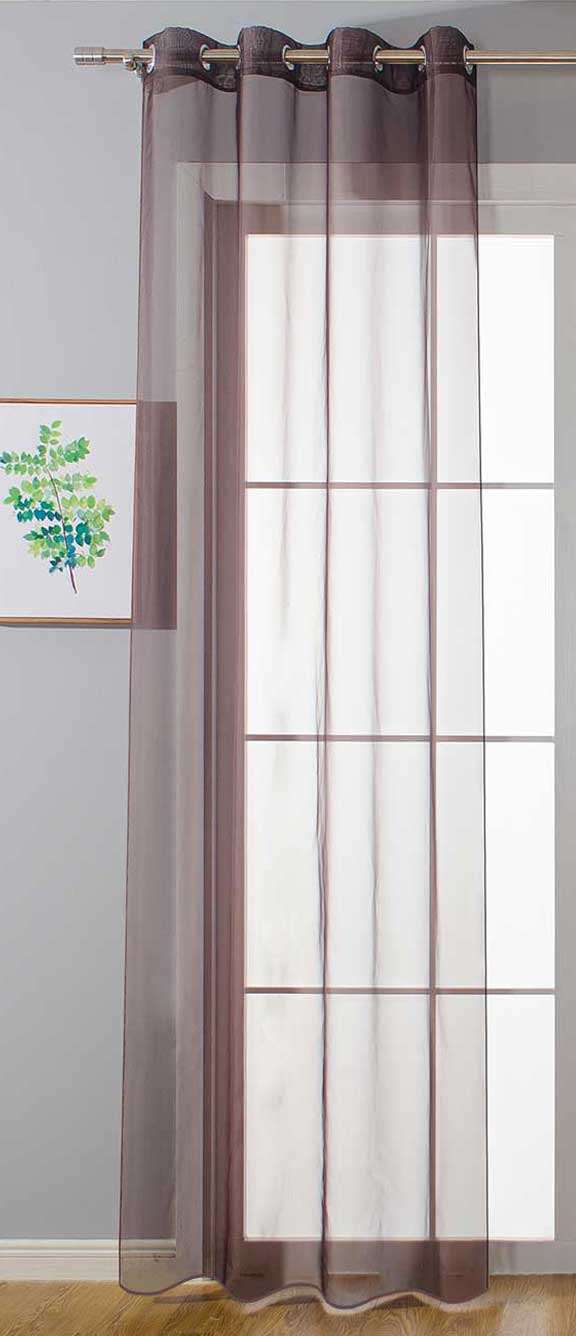 Ösenvorhang Transparent »Uni« Gardine Stores Vorhang Ösen Bleibandabschluß Wohnzimmer 20332-cn