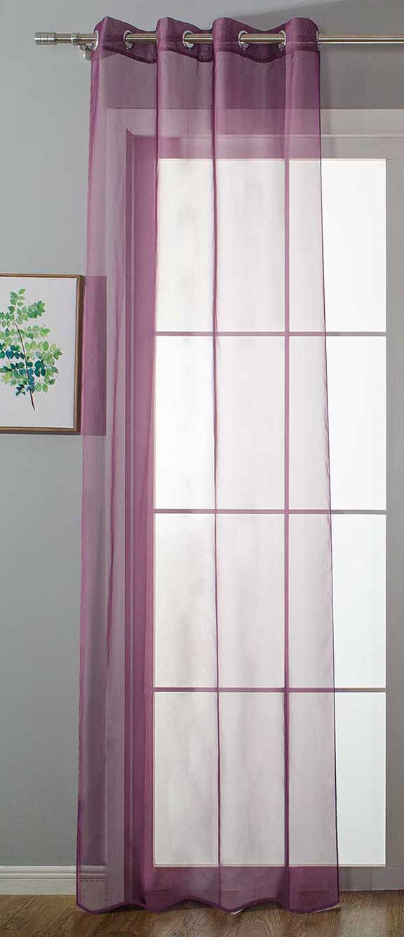 Ösenvorhang Transparent »Uni« Gardine Stores Vorhang Ösen Bleibandabschluß Wohnzimmer 20332-cn