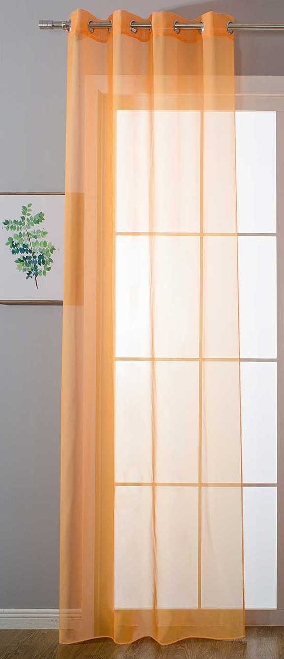 Ösenvorhang Transparent »Uni« Gardine Stores Vorhang Ösen Bleibandabschluß Wohnzimmer 20332-cn