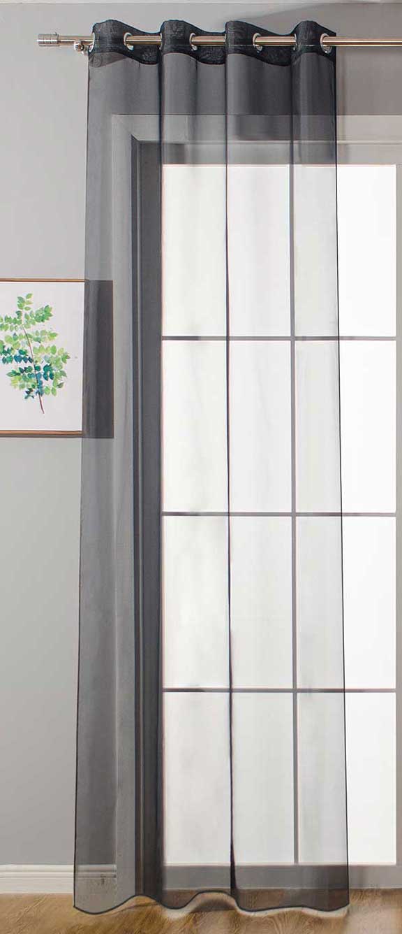 Ösenvorhang Transparent »Uni« Gardine Stores Vorhang Ösen Bleibandabschluß Wohnzimmer 20332-cn