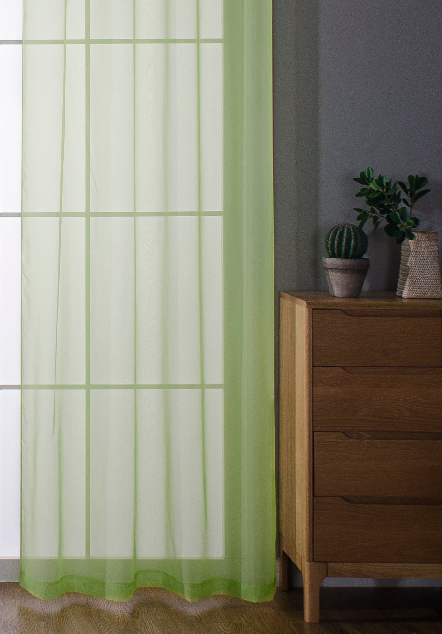 2er-Pack Ösen Gardinen Transparent Vorhang Set Wohnzimmer Voile Ösenvorhang Bleibandabschluß 203322