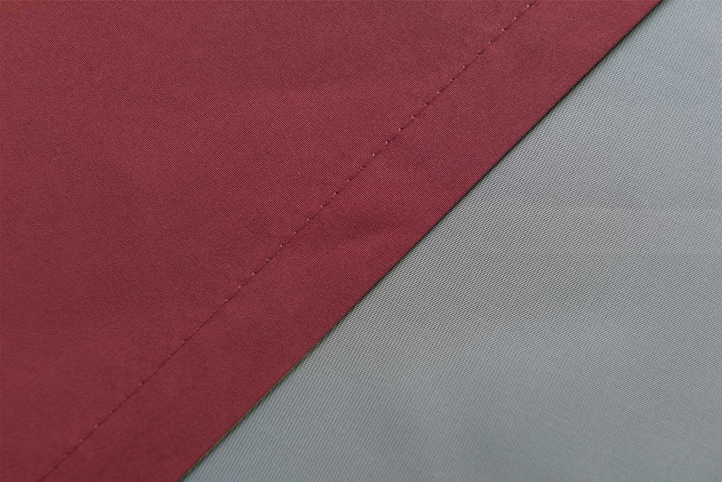 2er Set Vorhänge Schal Schlaufen »Berlin« Microsatin Lichtdurchlässig Kräuselband Uni Matt 20400N2