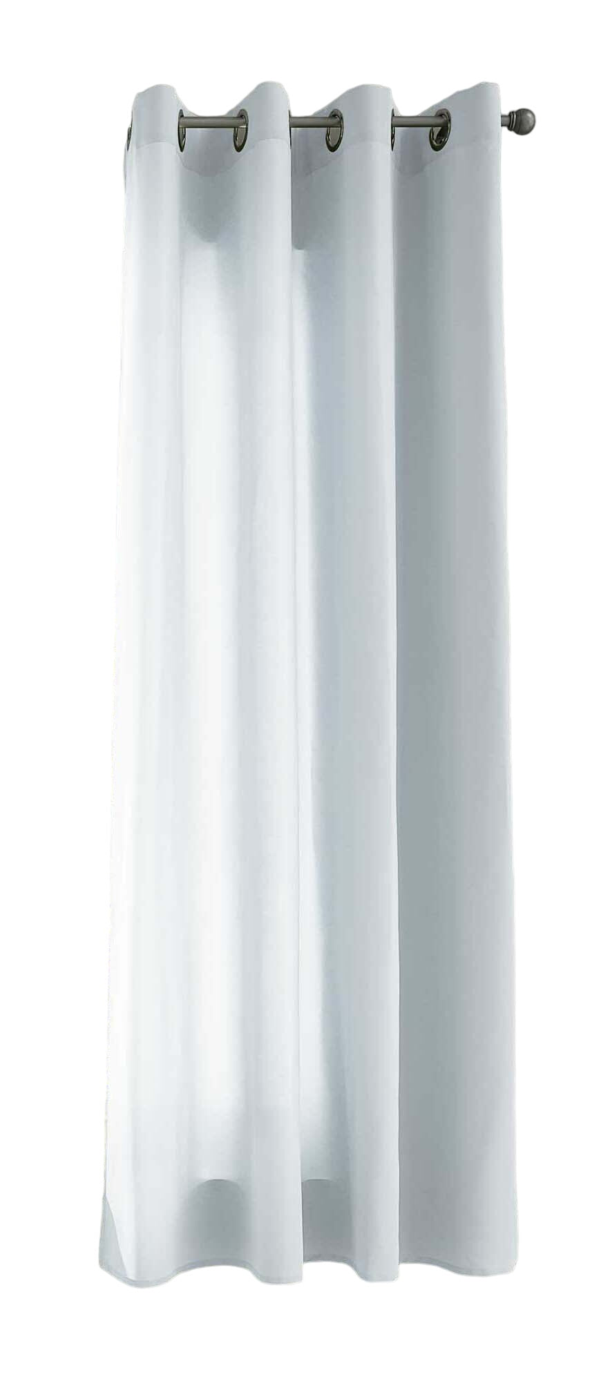 1er Set Vorhänge Schal Ösen »Berlin« Microsatin Lichtdurchlässig Uni Matt 20405N
