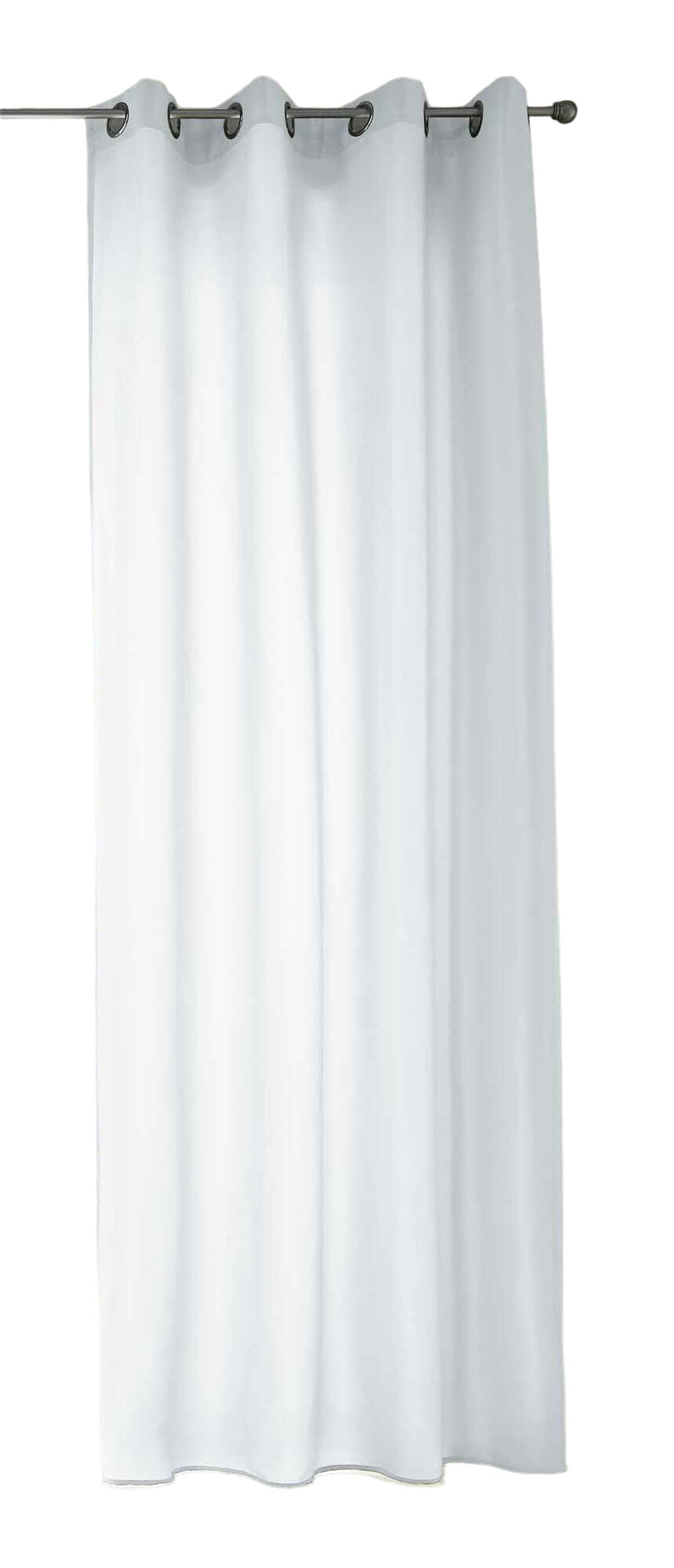 1er Set Vorhänge Schal Ösen »Berlin« Microsatin Lichtdurchlässig Uni Matt 20405N
