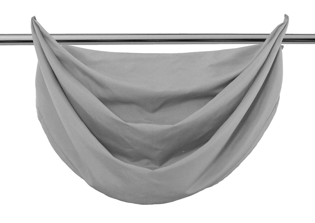 Vorhang Set Schal Ösen Microsatin Segeltuch Querbehang lichtdurchlässig Deko Wohnzimmer 20405S4