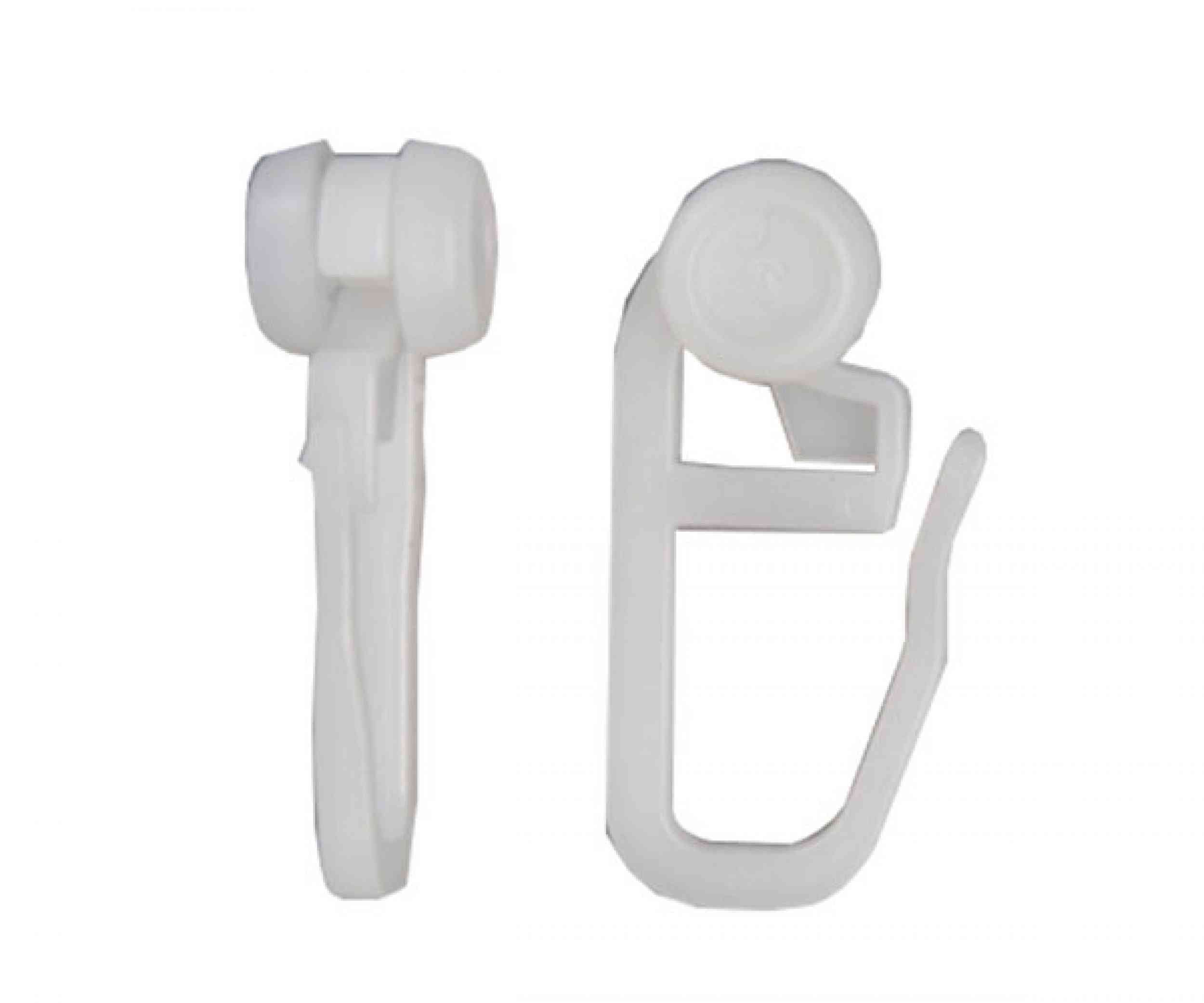 Gardinenrollringe 50 Stück Rollringe Universalhaken Ø8mm x 8mm x 27mm 23902030