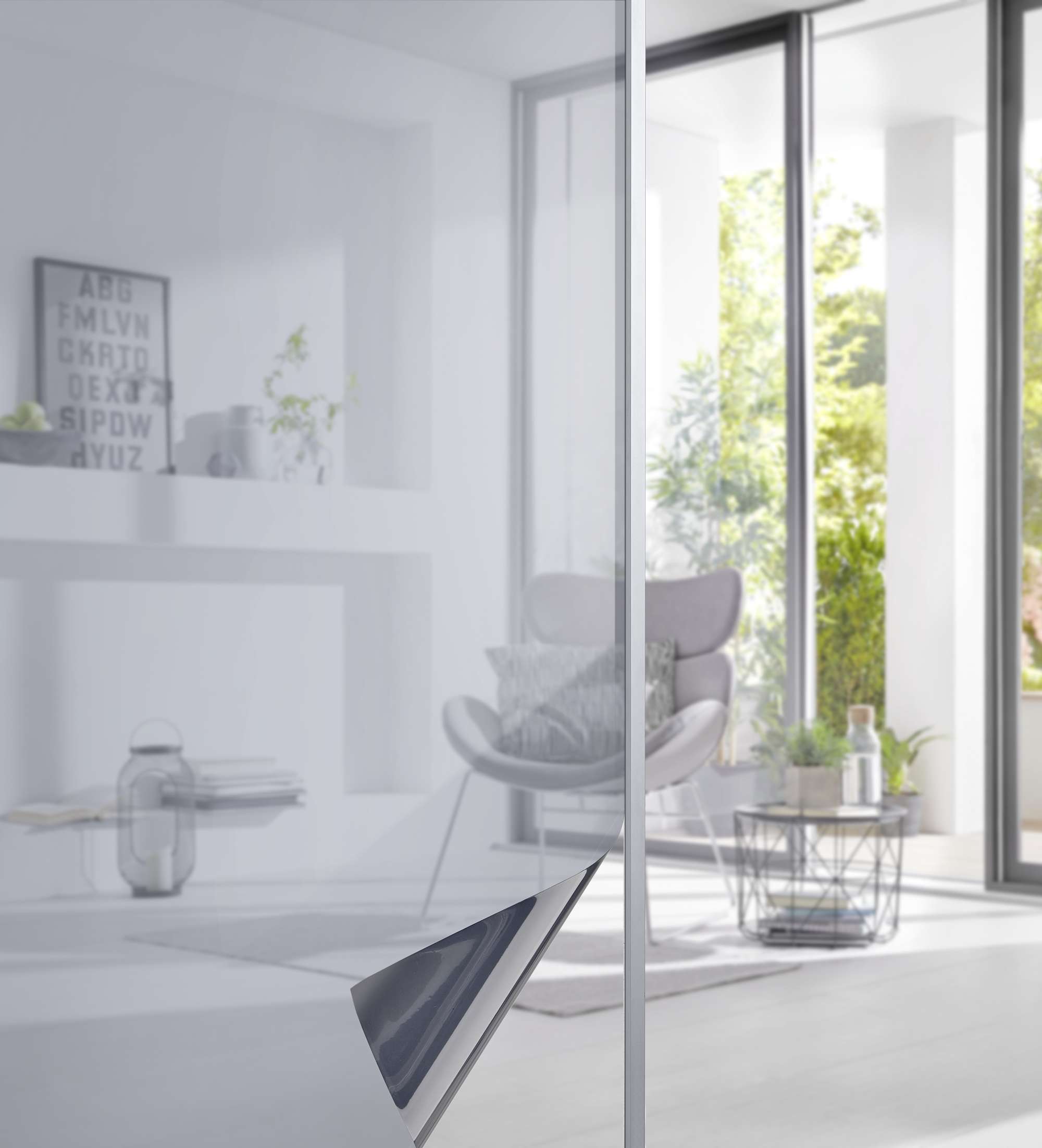 Fensterfolie selbsthaftend Sichtschutzfolie Anti-UV statische Haftung Folie selbstklebend 201916000