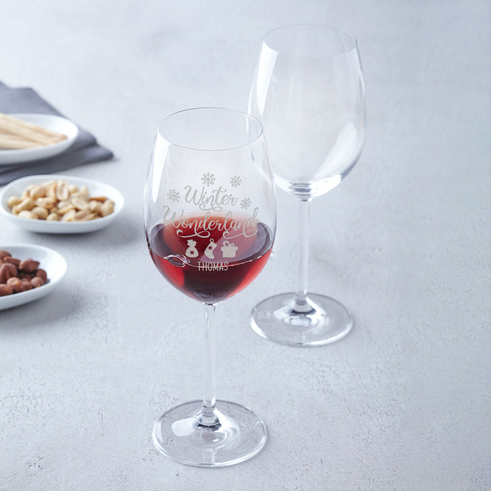 Leonardo Weinglas mit Gravur - "Winter Wonderland"