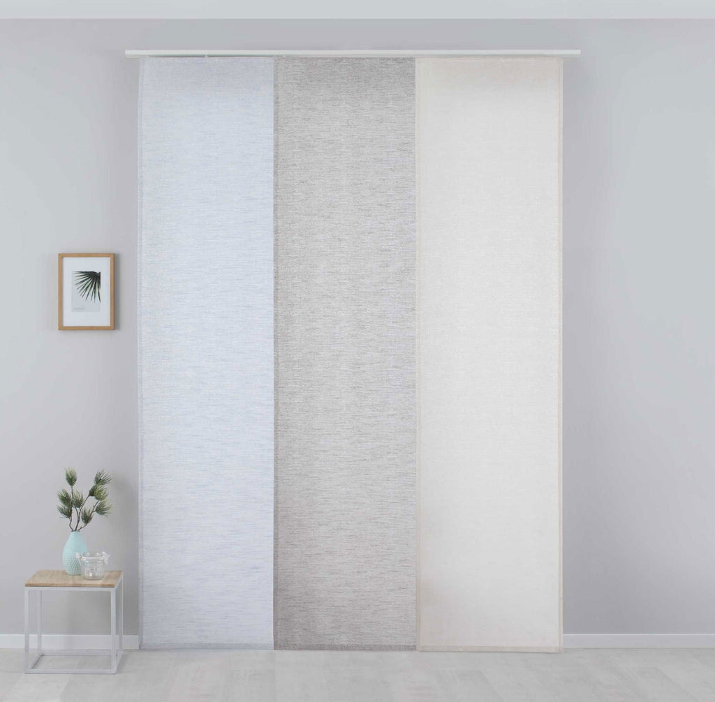 2er Set Flächenvorhänge mit Jacquardmusterung und Effektgarn »Sivas« Schiebegardinen Paneelwagen Moderne Optik 20190351-2
