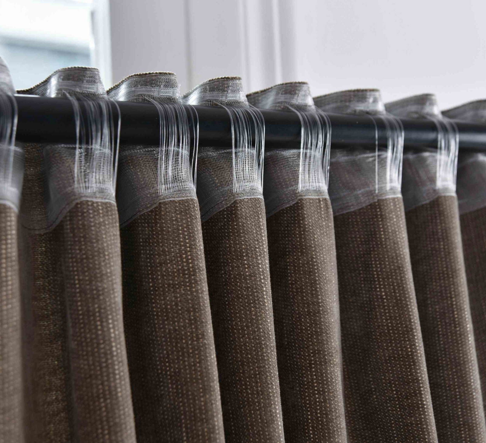2er Set Jacquard Vorhänge mit Lurex-Effektgarn »HAVANNA« Multiband-Aufhängung: Luxus für Ihr Zuhause 2023340-2