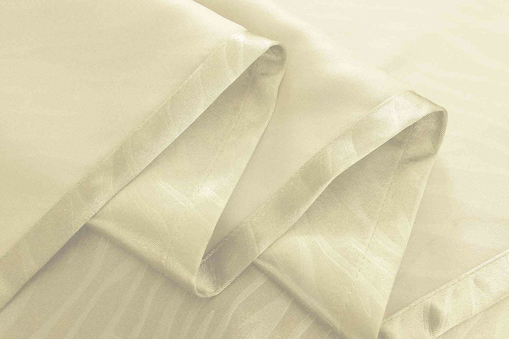 2er Set Satin Verdunkelung Vorhänge Emboss Reliefprägung bemustert Vorhang Gardine 20370-380