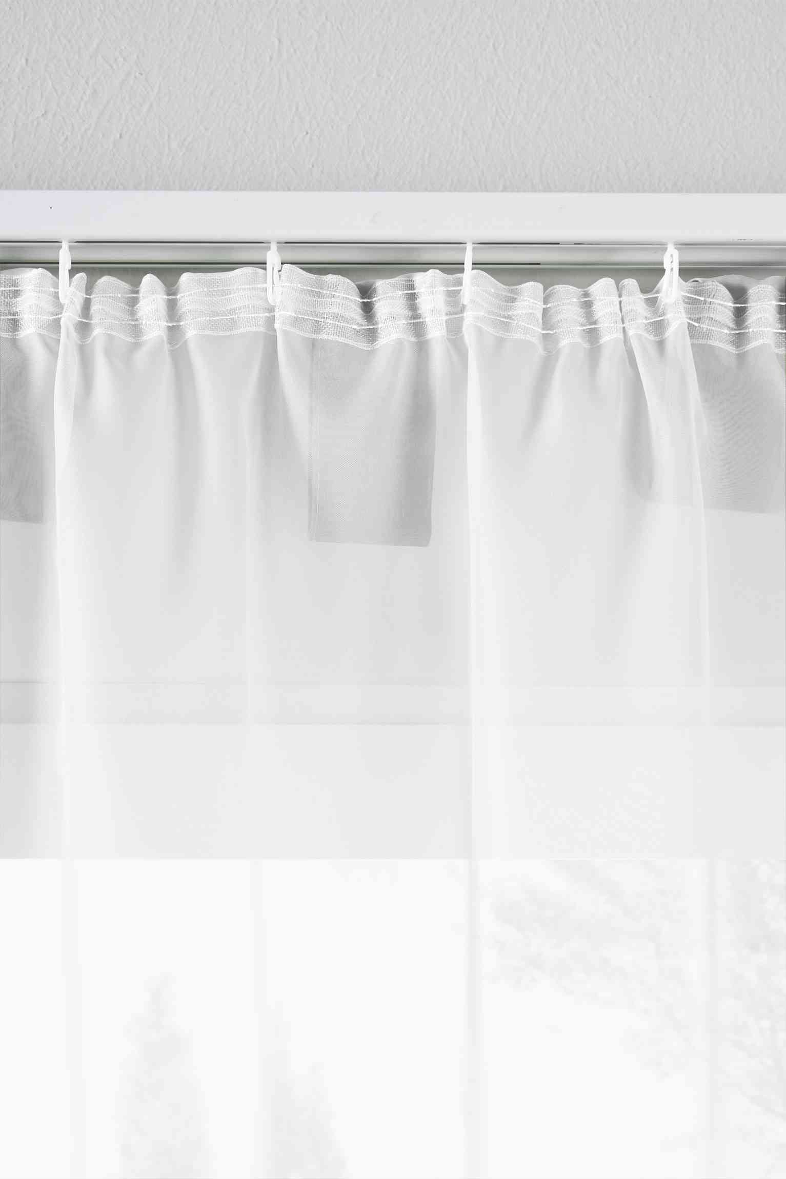 2er Set Satin Verdunkelung Vorhänge Emboss Reliefprägung bemustert Vorhang Gardine 20370-380